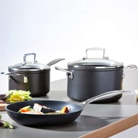 Le Creuset stakleni poklopac promjera 30 cm, od kaljenog stakla s neprijanjajućim slojem i ručkom od nehrđajućeg čelika, za aluminijsko i lijevano posuđe 5