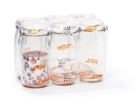 Borcane Le Parfait Super – 1,5 litri, set de 6 bucăți, cu capac cu filet 2