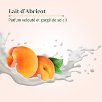 Gel de Duș Le Petit Olivier cu Lapte de Piersică - Gel de Duș Cremă Hidratant și Hrănitor cu Aromă de Lapte de Piersică 3