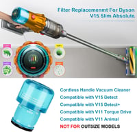 Leadaybetter 2db Dyson V15 V11 SV14 SV22 porszívó csere szűrő készlet 6