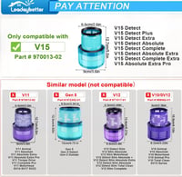 Leadaybetter 2db Dyson V15 V11 SV14 SV22 porszívó csere szűrő készlet 5