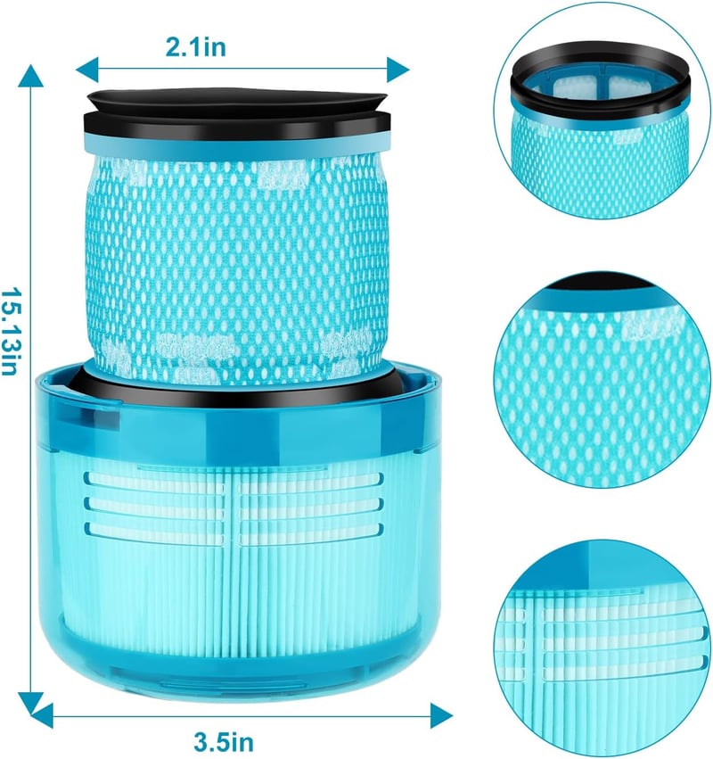 Leadaybetter 2db Dyson V15 V11 SV14 SV22 porszívó csere szűrő készlet