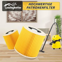 Leadaybetter 2db Kärcher WD3 WD2 MV2 MV3 porszívó szűrő patron csomag 2