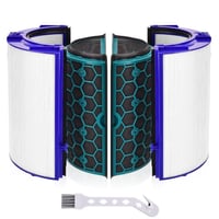 Leadaybetter 360° HEPA + Szén Légszűrő Dyson HP04 TP04 DP04 TP05 DP05 Pure Cool Légtisztítókhoz - Üvegszálas Csereszűrő 969048-03 1