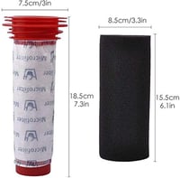 Leadaybetter 3db Mosható Szűrő Bosch Athlet Porszívóhoz BCH6L2560 Habszűrő 2
