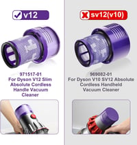 Leadaybetter Dyson V12 Slim Absolute HEPA szűrő csere kiegészítő készlet 5