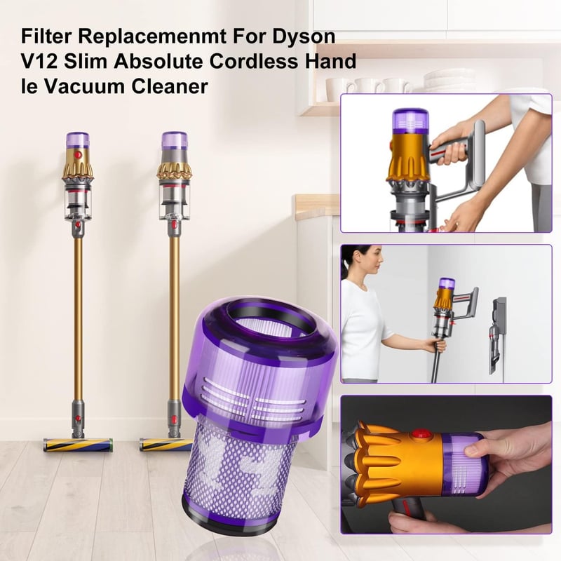 Leadaybetter Dyson V12 Slim Absolute HEPA szűrő csere kiegészítő készlet