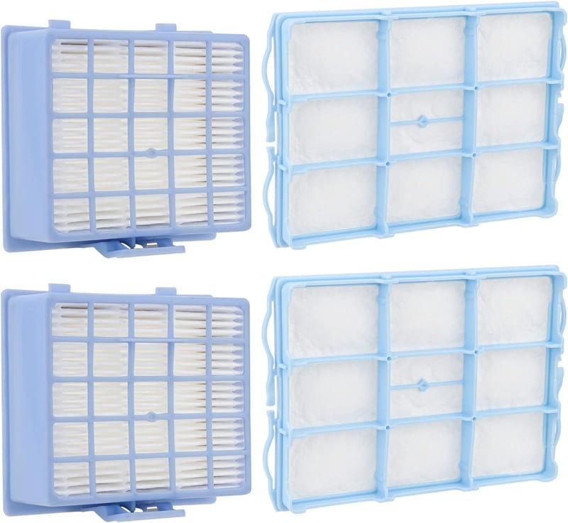 Leadaybetter HEPA és motor szűrő szett Siemens VSZ31423, VSZ31455, VSZ31456, VSZ31466 porszívóhoz