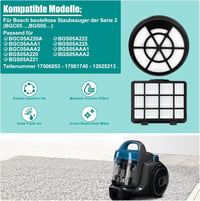 Leadaybetter HEPA szűrő Bosch Series 2 porszívóhoz BGC05A BGS05A modellekhez 3