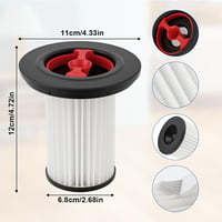 Leadaybetter HEPA szűrő Bosch Unlimited Gen2 Series 8 akkus porszívóhoz 2