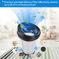 Leadaybetter HEPA szűrő Grundig VCH9829 VCH9832 VCH9630 porszívóhoz 6db 6