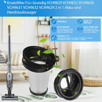 Leadaybetter HEPA szűrő Grundig VCH9829 VCH9832 VCH9630 porszívóhoz 6db 4