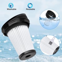 Leadaybetter HEPA szűrő Grundig VCH9829 VCH9832 VCH9630 porszívóhoz 6db 5