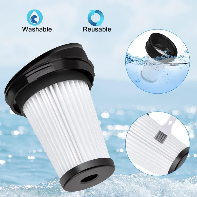 Leadaybetter HEPA szűrő Grundig VCH9829 VCH9832 VCH9630 porszívóhoz 6db