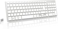 LeadsaiL AZERTY Vezeték nélküli Billentyűzet USB 2.4GHz Multimédia Gombokkal 1
