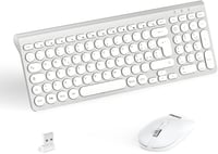 LeadsaiL Wireless Billentyűzet és Egér Szett USB Ergonomikus Csendes QWERTY 1