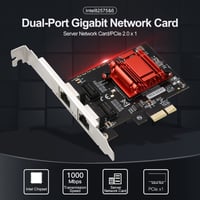 Dvojportová PCIe Gigabit Ethernet karta LEAGY – Intel 82575/82576, 2x RJ45, 1000M 4