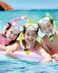 Set de Snorkel pentru Copii Lealinga, Mască de Scufundări Panoramică la 180° Anti-aburire și Snorkel Uscat, Set de Scufundări cu Protecție Nazală Antiderapantă pentru Copii 7