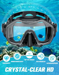 Lealinga Snorkel Szett 2 Személyes Panoráma Maszk Száraz Snorkelcsővel 2