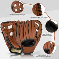 LeapBeast Baseball Kesztyű Labdával, Softball Kesztyű Gyerekeknek és Felnőtteknek, Edzés és Verseny 3