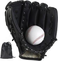 LeapBeast baseball és softball kesztyű 1 labdával, fekete - 12,5" 1