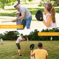 LeapBeast baseball és softball kesztyű 1 labdával, fekete - 12,5" 7