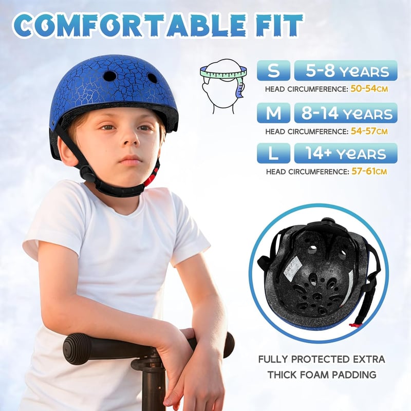 LeapBeast gyerek kerékpár sisak állítható skateboard roller bicikli védelem