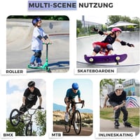 LeapBeast Kerékpár Sisak, M-es méret Szellőzős Könnyű Biztonságos Gördeszka BMX Roller Gyerek Felnőtt 6