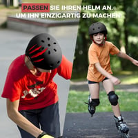 LeapBeast Kerékpár Sisak, M-es méret Szellőztetett Könnyű Biztonságos Gördeszka BMX Roller Gyerek Felnőtt 7