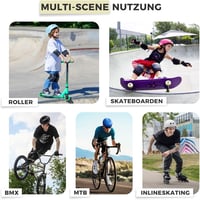 LeapBeast Kerékpár Sisak, M-es méret Szellőztetett Könnyű Biztonságos Gördeszka Roller BMX Gyerek Felnőtt 6