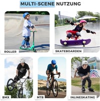 LeapBeast Kerékpár Sisak Szellőztetett Könnyű Biztonságos Gördeszka Roller BMX Gyerek Felnőtt 6
