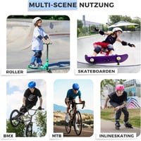 LeapBeast Kerékpár Sisak Szellőztetett Könnyű Biztonságos Gördeszka Roller BMX Gyerek Felnőtt 6