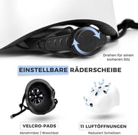 LeapBeast Kerékpár Sisak Szellőztetett Könnyű Biztonságos Gördeszka Roller BMX Gyerek Felnőtt 4