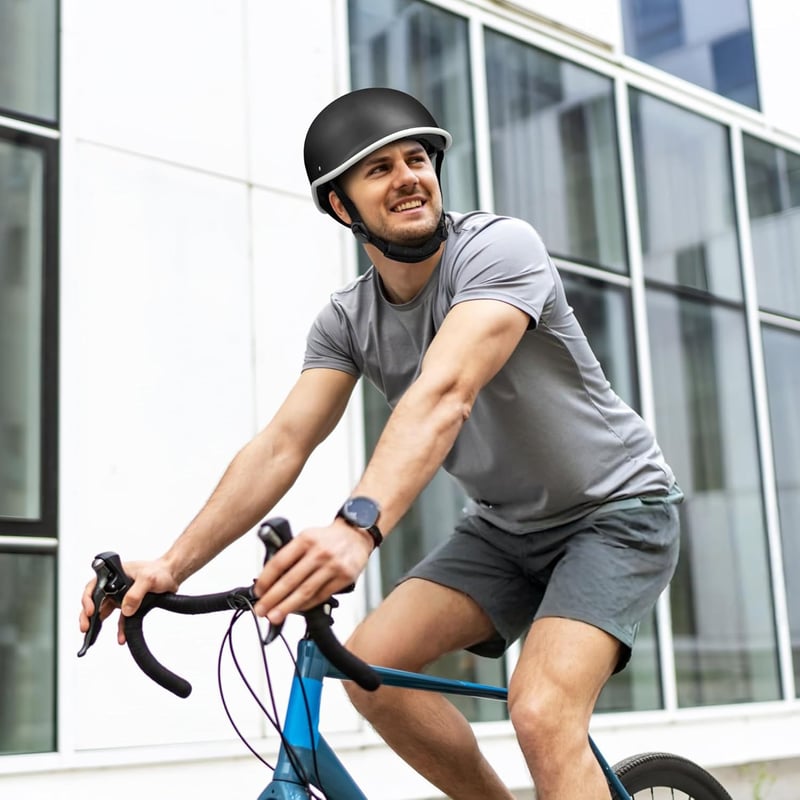 LeapBeast kerékpáros sisak, L-es méret, férfiaknak és nőknek, 7 szellőzőcsatornával, város és e-bike használatra