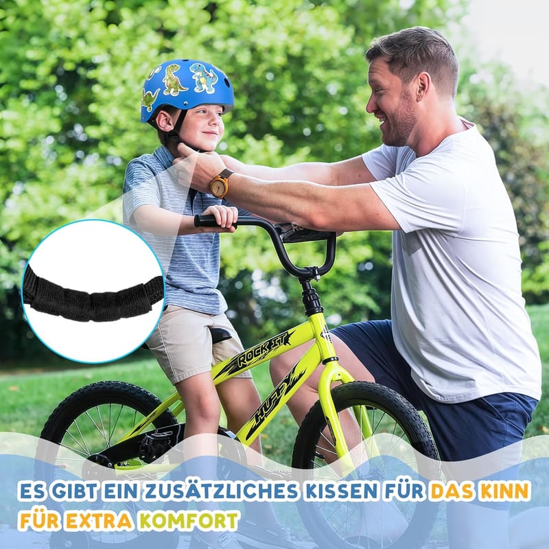 LeapBeast Kerékpáros Sisak, L-es méret  Szellőzéses Könnyű Skateboard BMX Roller Gyerek Felnőtt