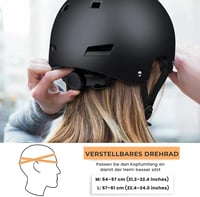 LeapBeast Ultralight Város Sisak , L-es méret, Felnőtteknek és Tiniknek, Roller és Skateboard Védelem 4
