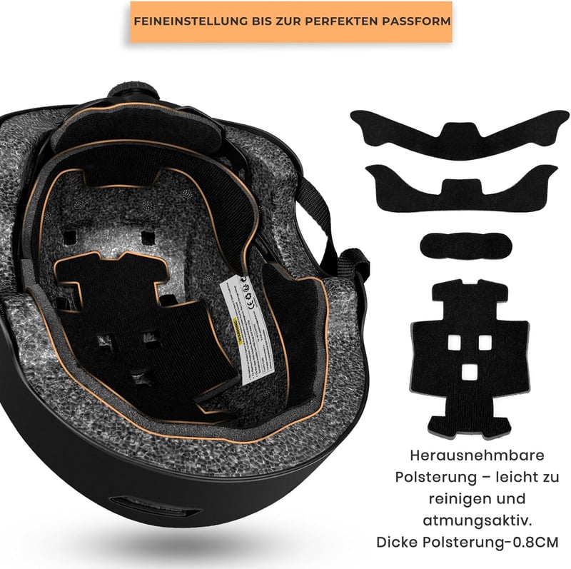 LeapBeast Ultralight Város Sisak , L-es méret, Felnőtteknek és Tiniknek, Roller és Skateboard Védelem