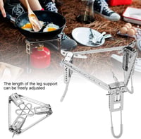 Leapiture összecsukható gázfőzőhely kemping tripod piknik grillezéshez 3
