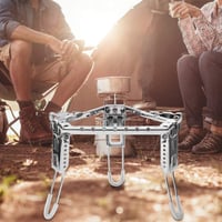 Leapiture összecsukható gázfőzőhely kemping tripod piknik grillezéshez 1