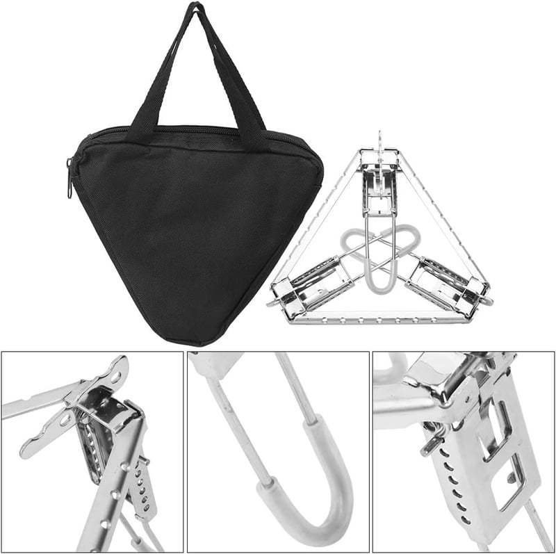 Leapiture összecsukható gázfőzőhely kemping tripod piknik grillezéshez