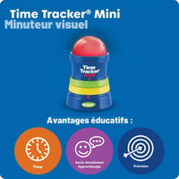 Learning Resources Time Tracker Mini – Vizuálny časovač pre deti so svetelnou a zvukovou signalizáciou, učebná pomôcka do triedy aj na doma 8