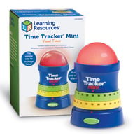 Learning Resources Time Tracker Mini – Vizuálny časovač pre deti so svetelnou a zvukovou signalizáciou, učebná pomôcka do triedy aj na doma 1