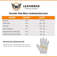 Leatherick Thunder Grip férfi nyári kesztyű 6