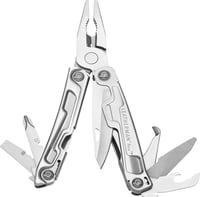 Leatherman Rev Kompakt Multifunkciós Szerszám - Ezüst Zsebkés 14 Funkcióval, Csomagnyitó, Csavarhúzók, Fogó, Reszelő 1