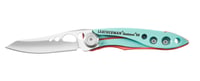 Leatherman Skeletool KB Zsebkés Rozsdamentes Acél Pengével és Sörnyitóval - Kék/Rózsaszín, Könnyű Kompakt Kivitel, 6,6 cm-es Penge 1