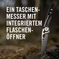 Leatherman Skeletool KB Fekete Zsebkés Rozsdamentes Acél Pengével és Sörnyitóval - Könnyű, Kompakt Alumínium Kialakítás, 36,8g 3