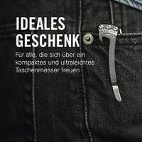 Leatherman Skeletool KB Fekete Zsebkés Rozsdamentes Acél Pengével és Sörnyitóval - Könnyű, Kompakt Alumínium Kialakítás, 36,8g 4