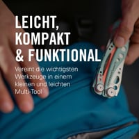 Leatherman Skeletool Multifunkciós Zsebszerszám - 7 Eszköz Egykezes Használattal, Rozsdamentes Acél, 142g, Ezüst, Karabinerrel 2
