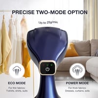 LEBENLANG 1500W kézi ruhasteamer 300ml tartállyal, 2 fej és vasalókesztyű 3