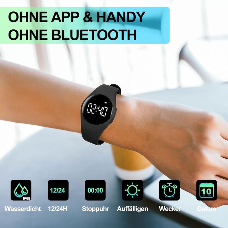 LEBEXY Pedométer Óra Lépésszámláló Fitness Tracker Futáshoz Sétához Úszáshoz Férfiaknak Nőknek